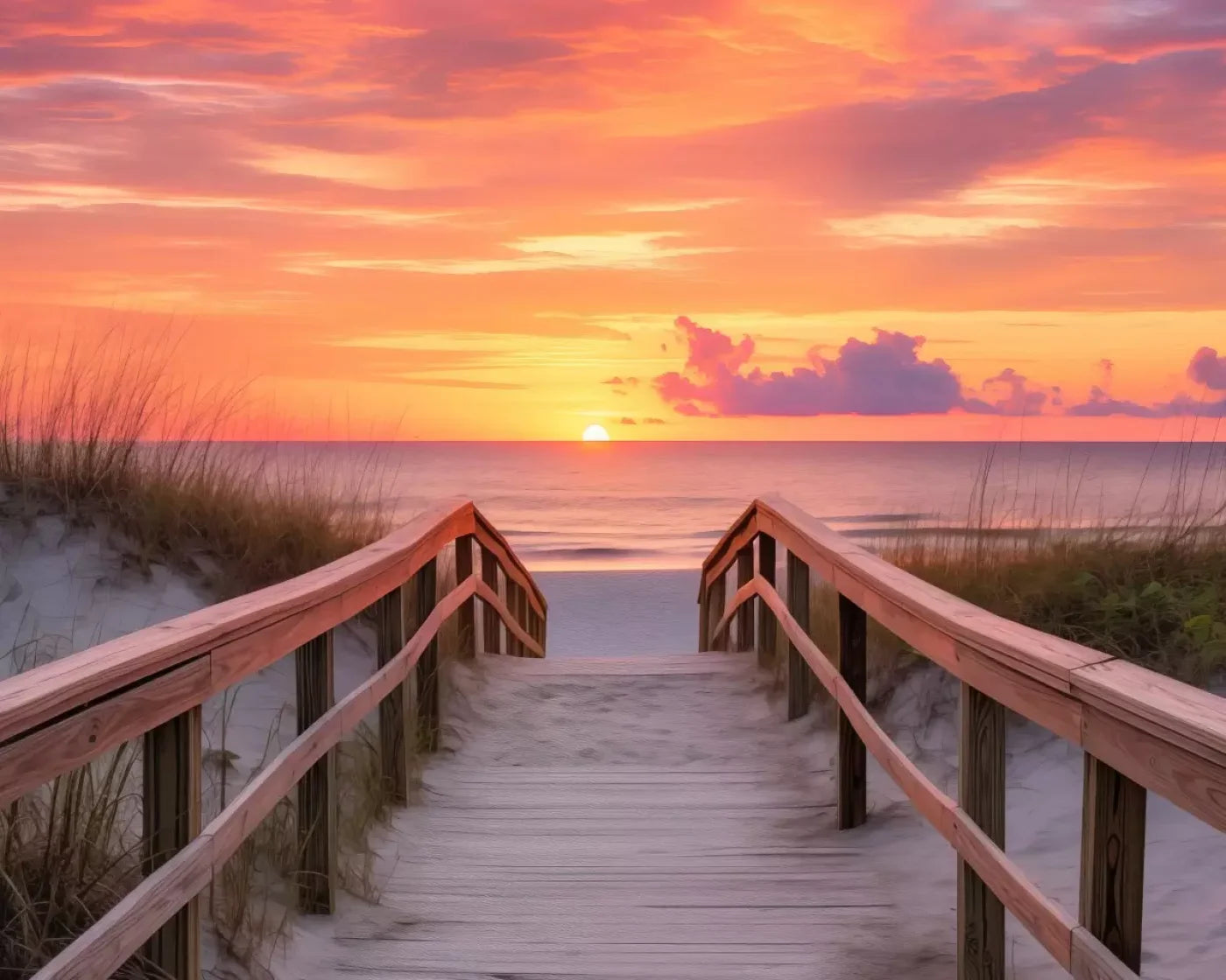 Sun Set Beach 10’X8’ Fleece (120 X 96 Inch) Backdrop