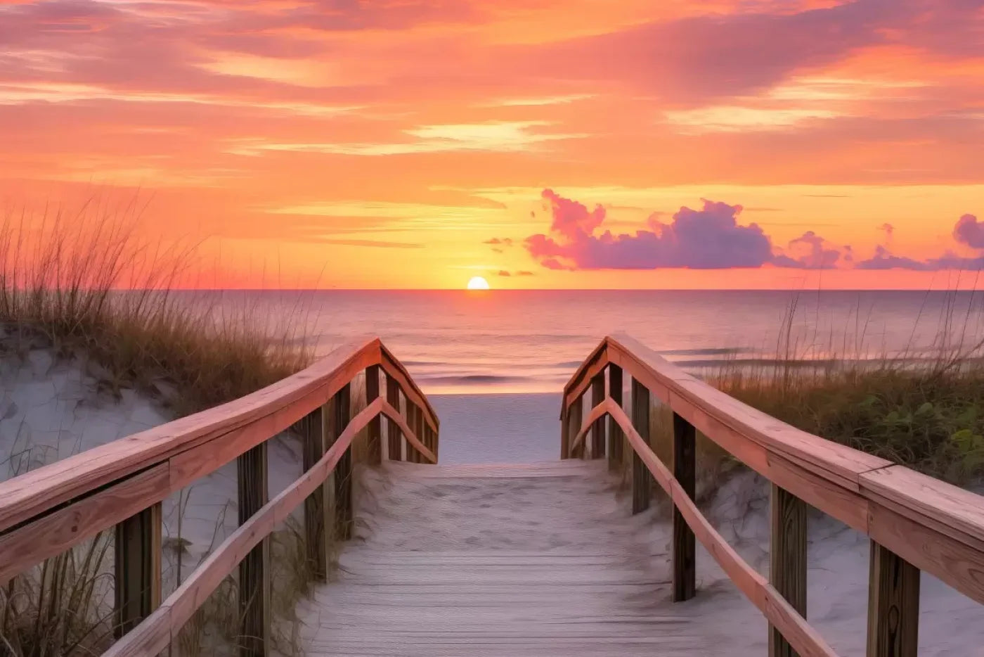 Sun Set Beach 12’X8’ Ultracloth (144 X 96 Inch) Backdrop