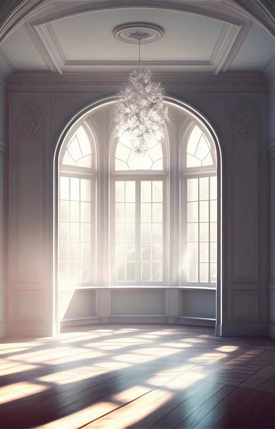 Sunlit Arch Cool Room 8X12 Ultracloth ( 96 X 144 Inch ) Backdrop