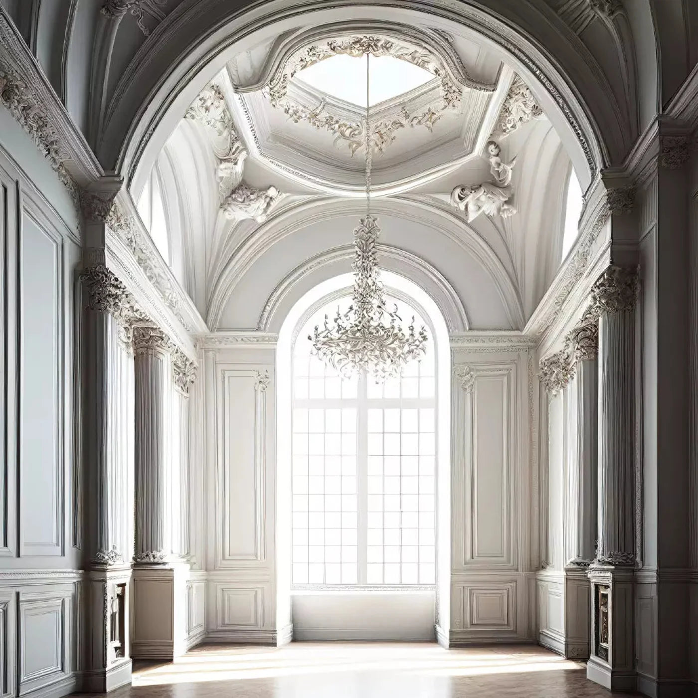 Sunlit Arch Room 10X10 Ultracloth ( 120 X Inch ) Backdrop