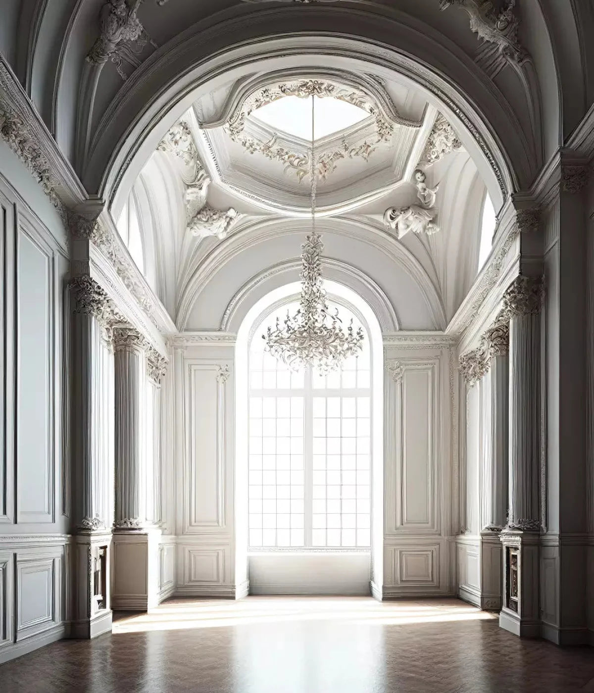 Sunlit Arch Room 10X12 Ultracloth ( 120 X 144 Inch ) Backdrop