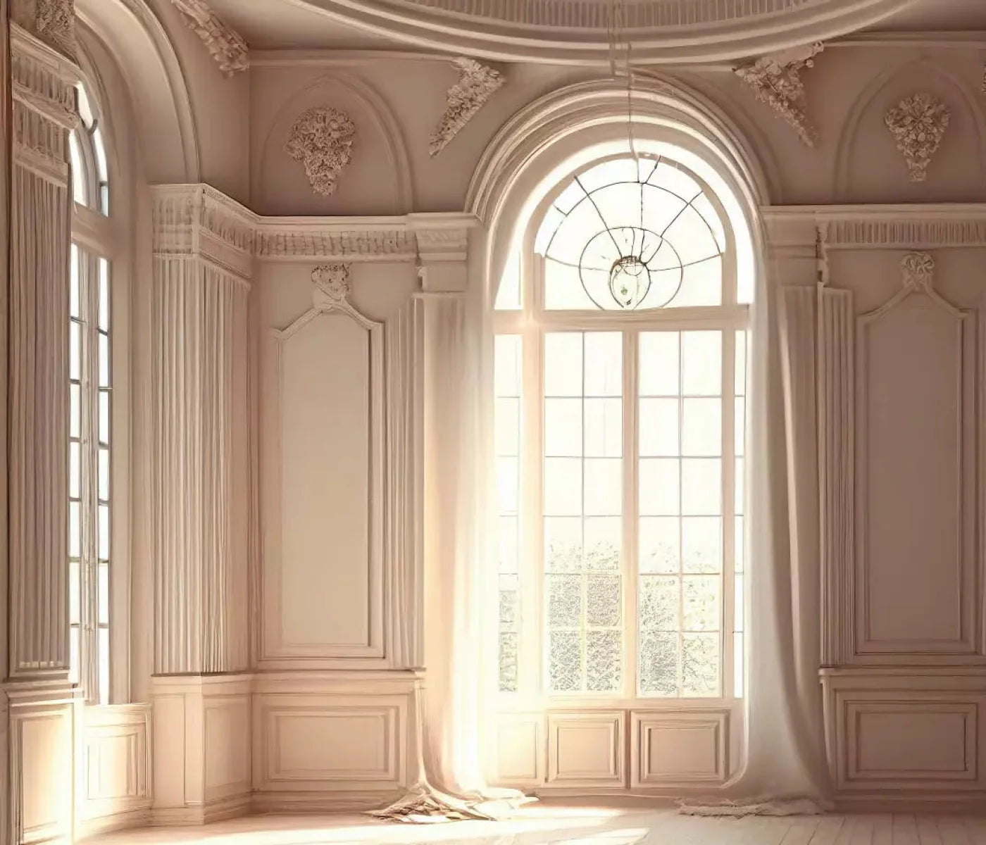 Sunlit Arch Warm Room 12X10 Ultracloth ( 144 X 120 Inch ) Backdrop