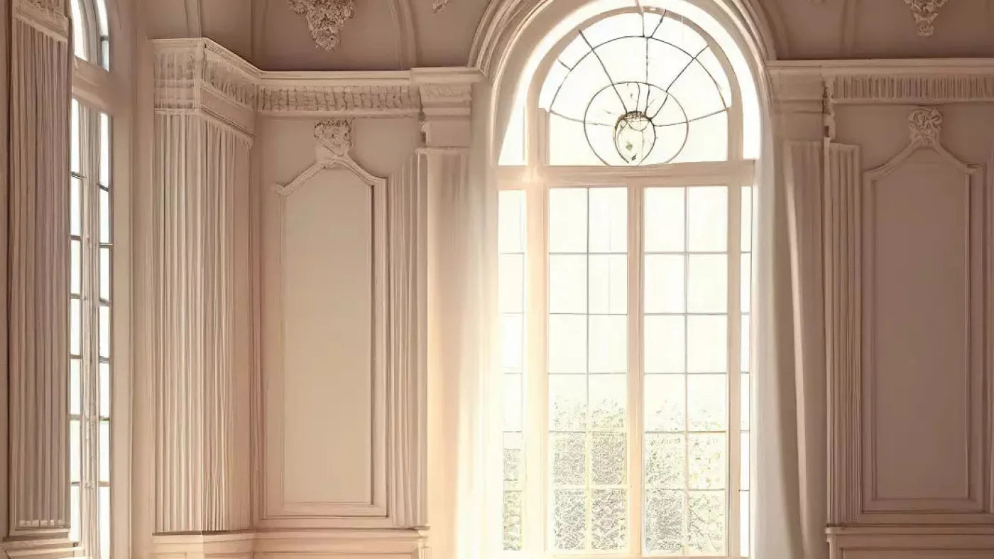 Sunlit Arch Warm Room 14X8 Ultracloth ( 168 X 96 Inch ) Backdrop