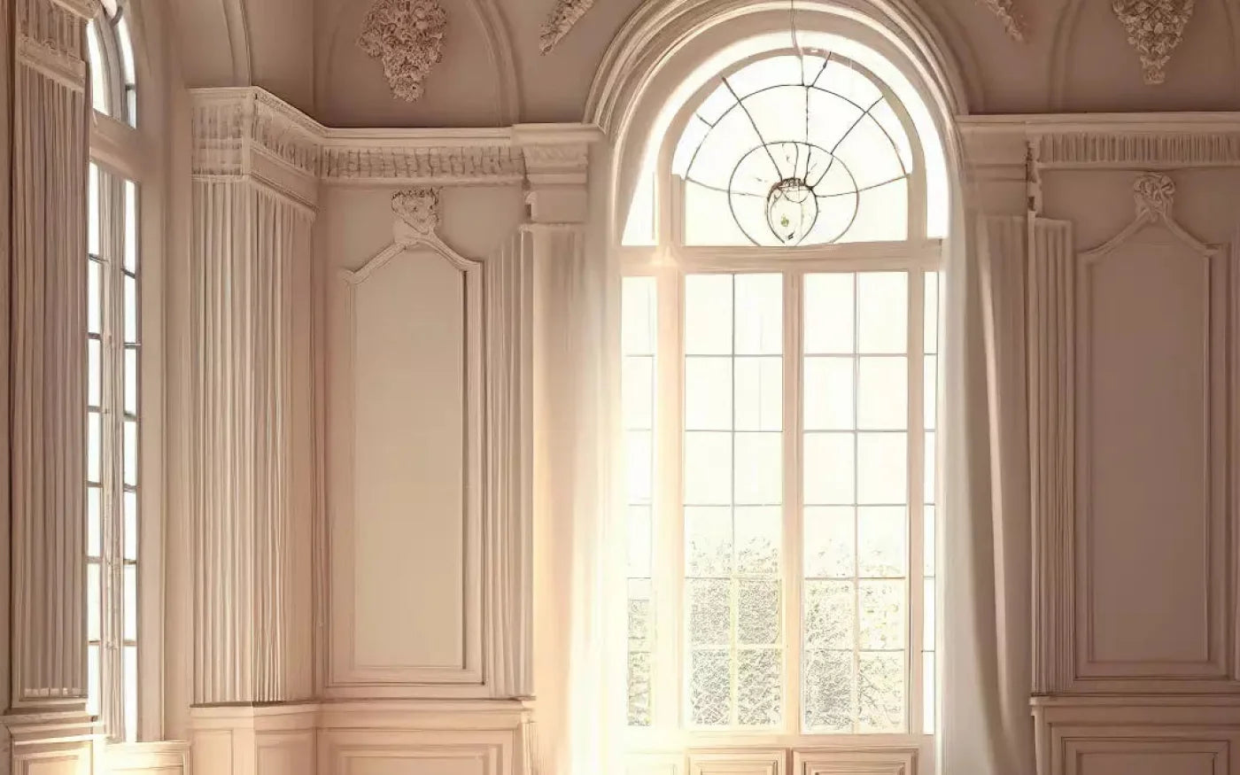 Sunlit Arch Warm Room 14X9 Ultracloth ( 168 X 108 Inch ) Backdrop