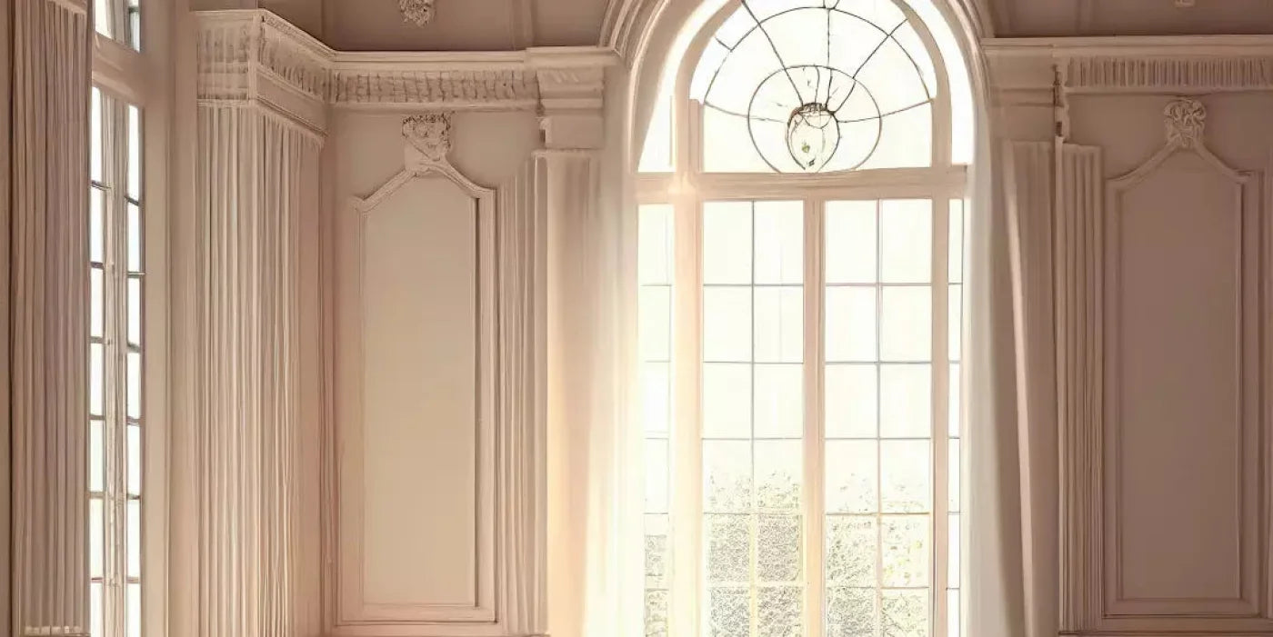 Sunlit Arch Warm Room 20X10 Ultracloth ( 240 X 120 Inch ) Backdrop