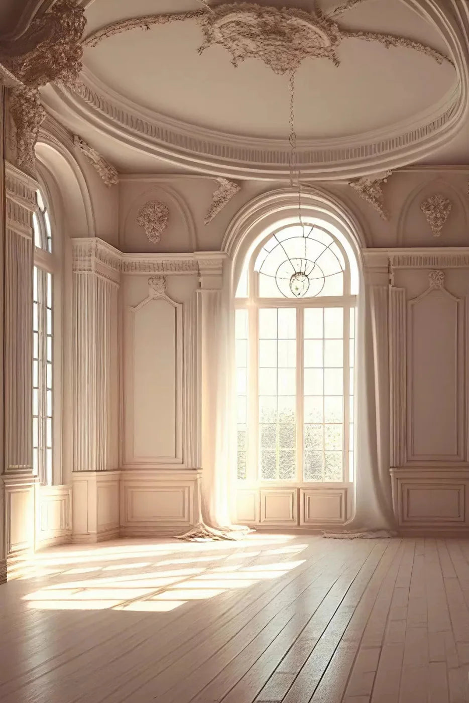 Sunlit Arch Warm Room 5X8 Ultracloth ( 60 X 96 Inch ) Backdrop