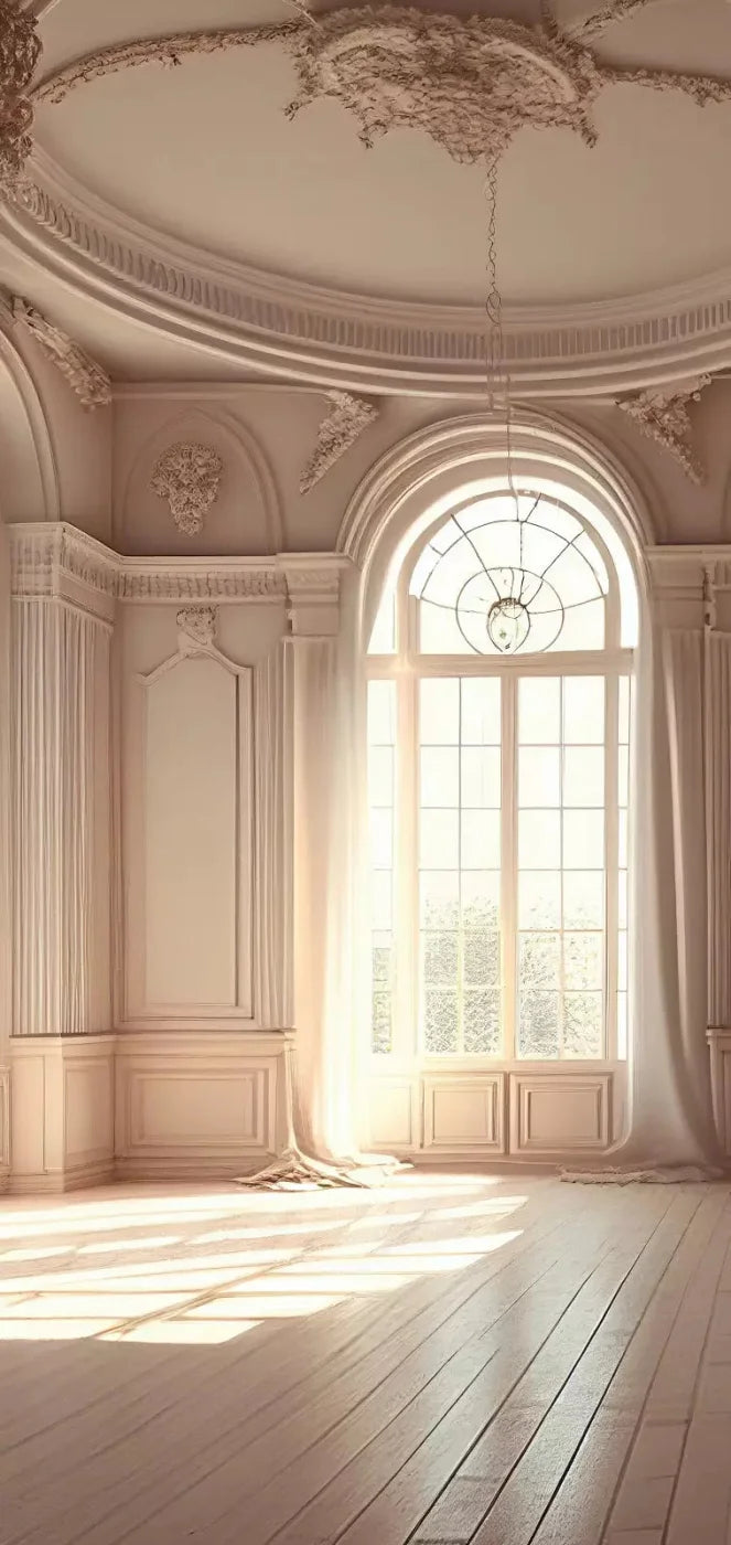 Sunlit Arch Warm Room 8X16 Ultracloth ( 96 X 192 Inch ) Backdrop