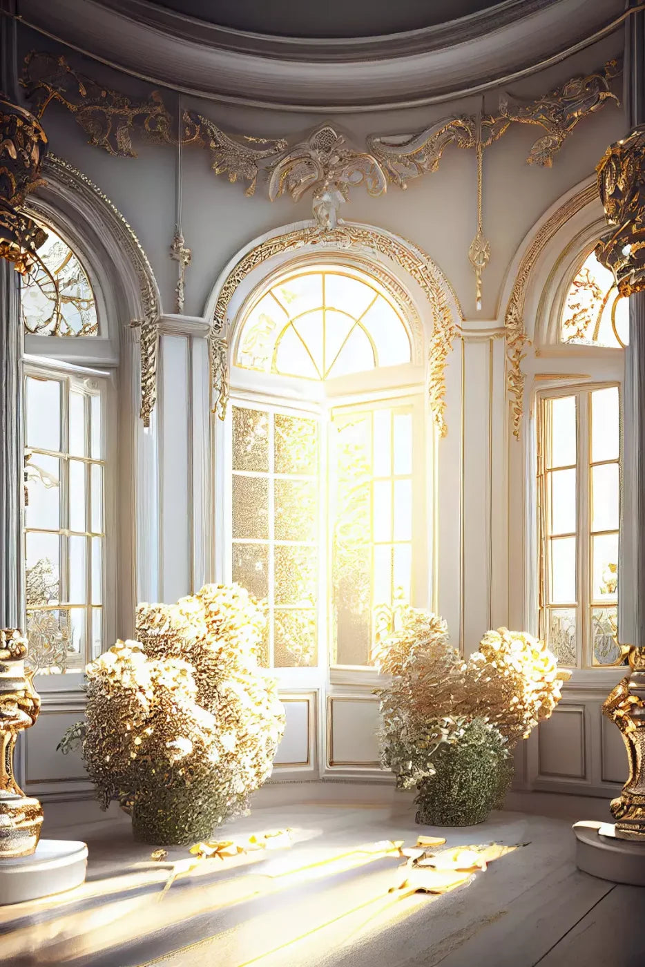 Sunroom L 5X8 Ultracloth ( 60 X 96 Inch ) Backdrop