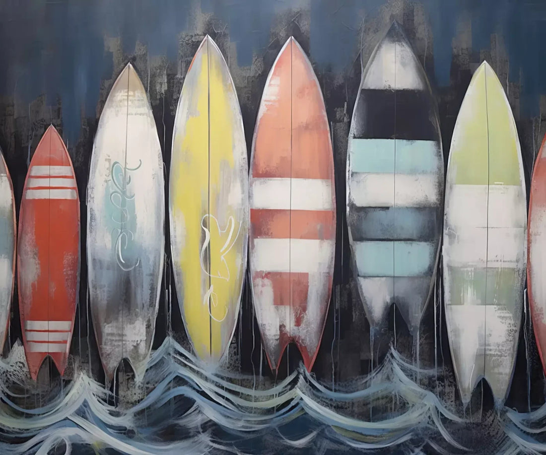 Surfs Up I 5’X4’2 Fleece (60 X 50 Inch) Backdrop