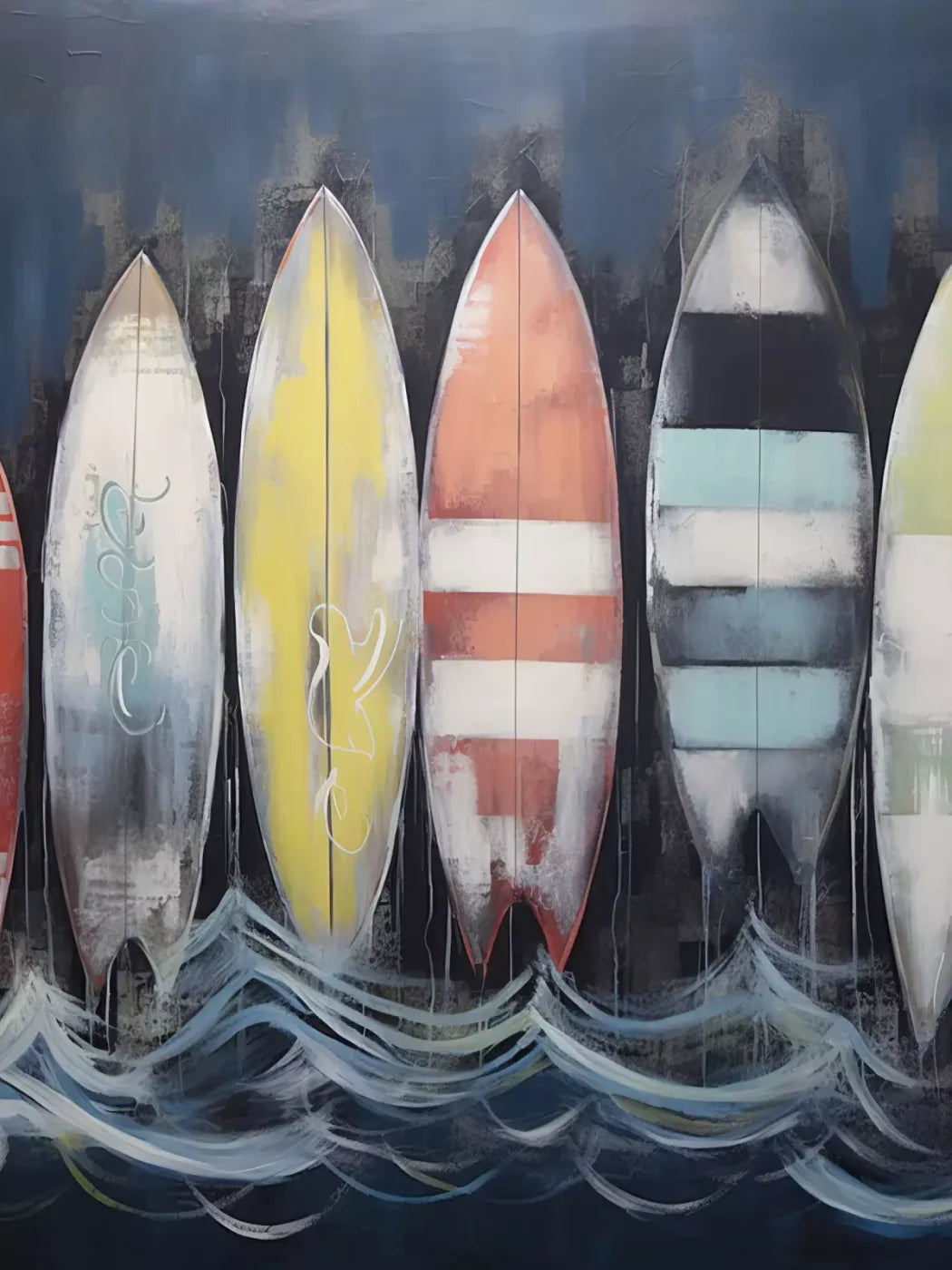 Surfs Up I 6’X8’ Fleece (72 X 96 Inch) Backdrop