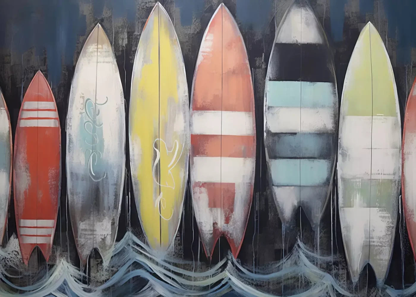 Surfs Up I 7’X5’ Ultracloth (84 X 60 Inch) Backdrop