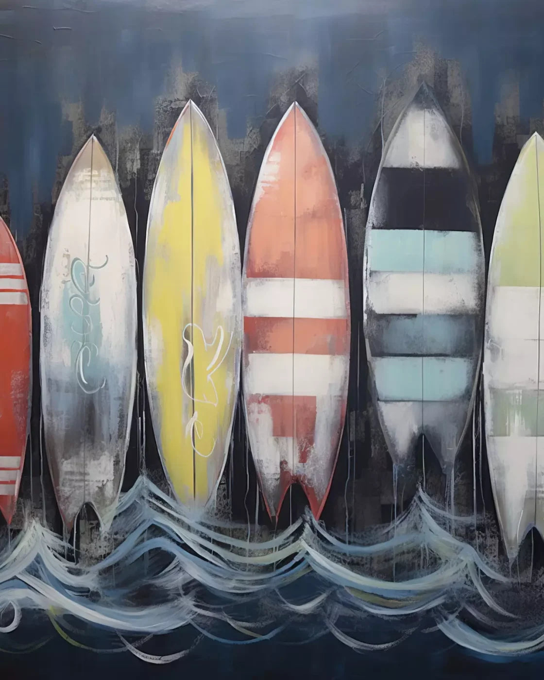 Surfs Up I 8’X10’ Fleece (96 X 120 Inch) Backdrop
