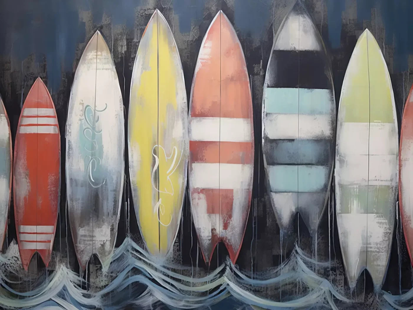 Surfs Up I 8’X6’ Fleece (96 X 72 Inch) Backdrop