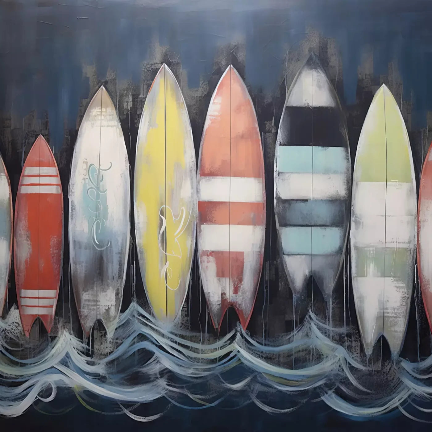Surfs Up I 8’X8’ Fleece (96 X Inch) Backdrop