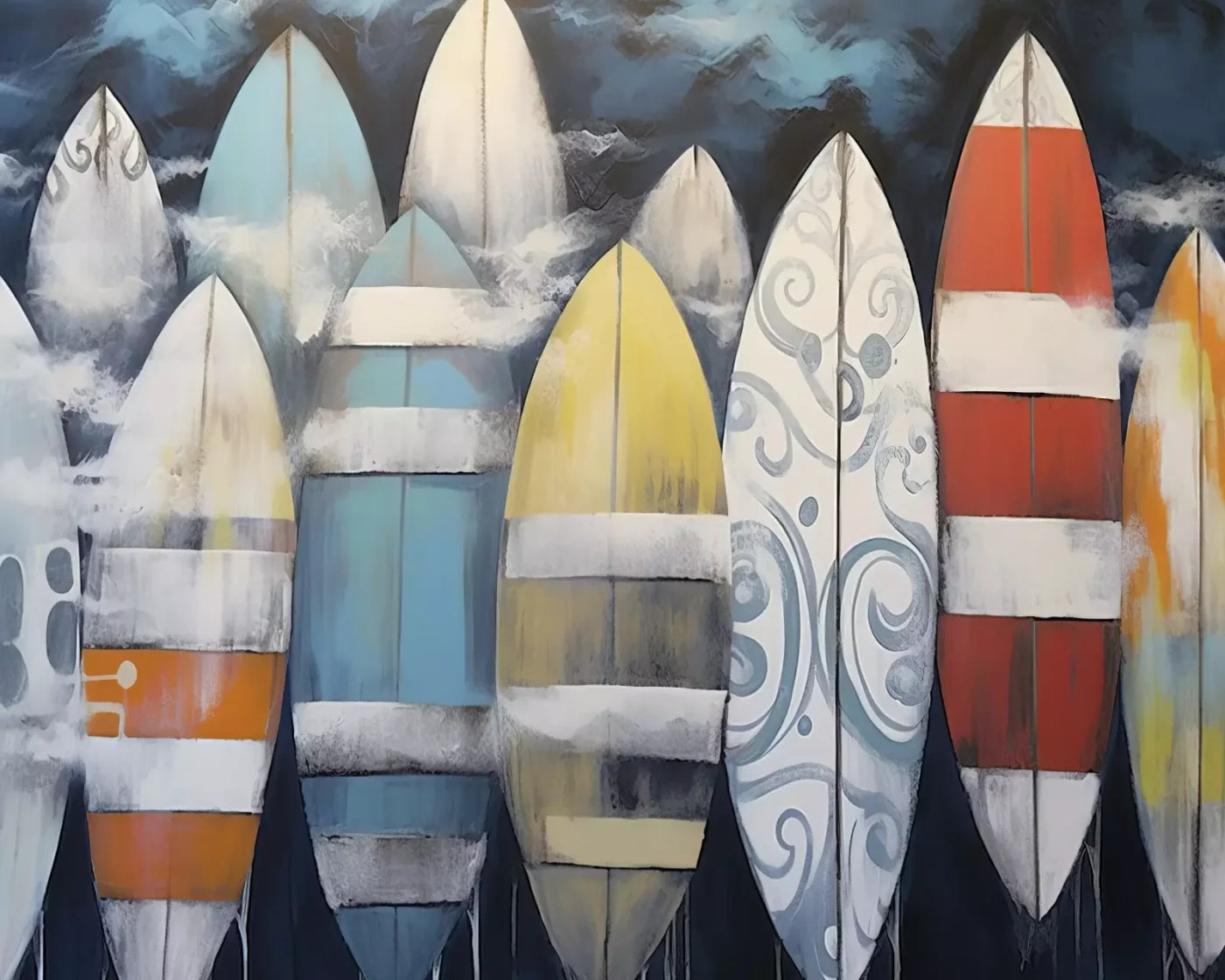 Surfs Up Iii 10’X8’ Fleece (120 X 96 Inch) Backdrop