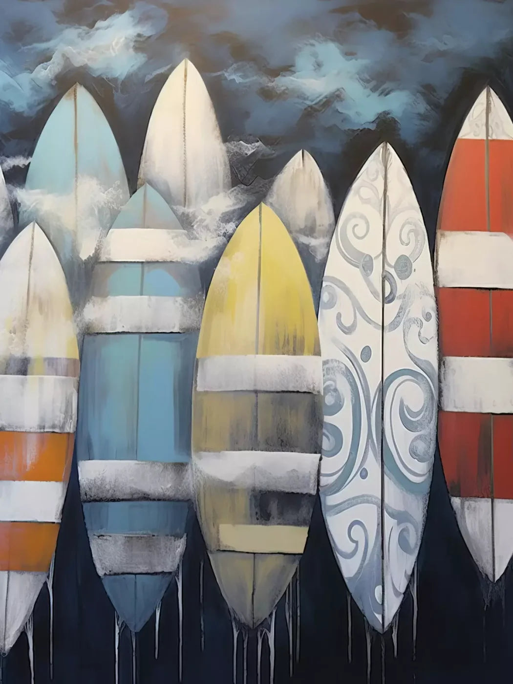 Surfs Up Iii 6’X8’ Fleece (72 X 96 Inch) Backdrop