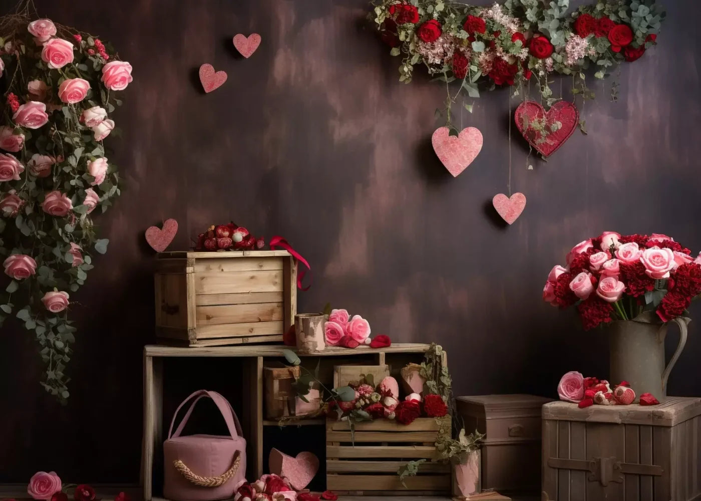 Sweet And Simple 7X5 Ultracloth ( 84 X 60 Inch ) Backdrop
