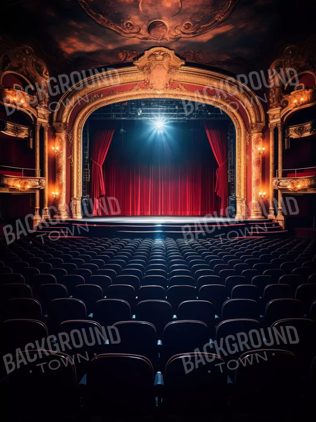 Take The Stage I 5’X6’8 Fleece (60 X 80 Inch) Backdrop