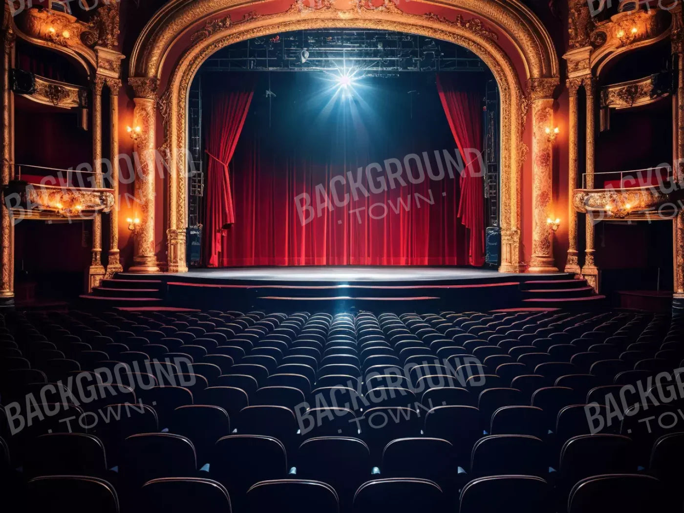Take The Stage I 6’8X5’ Fleece (80 X 60 Inch) Backdrop