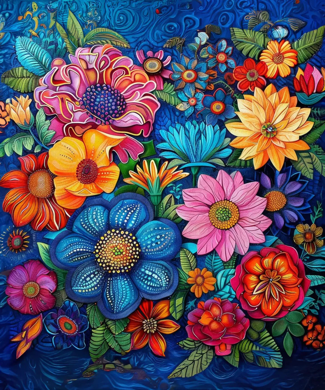 Florals , Multi-Color Backdrop for Photography