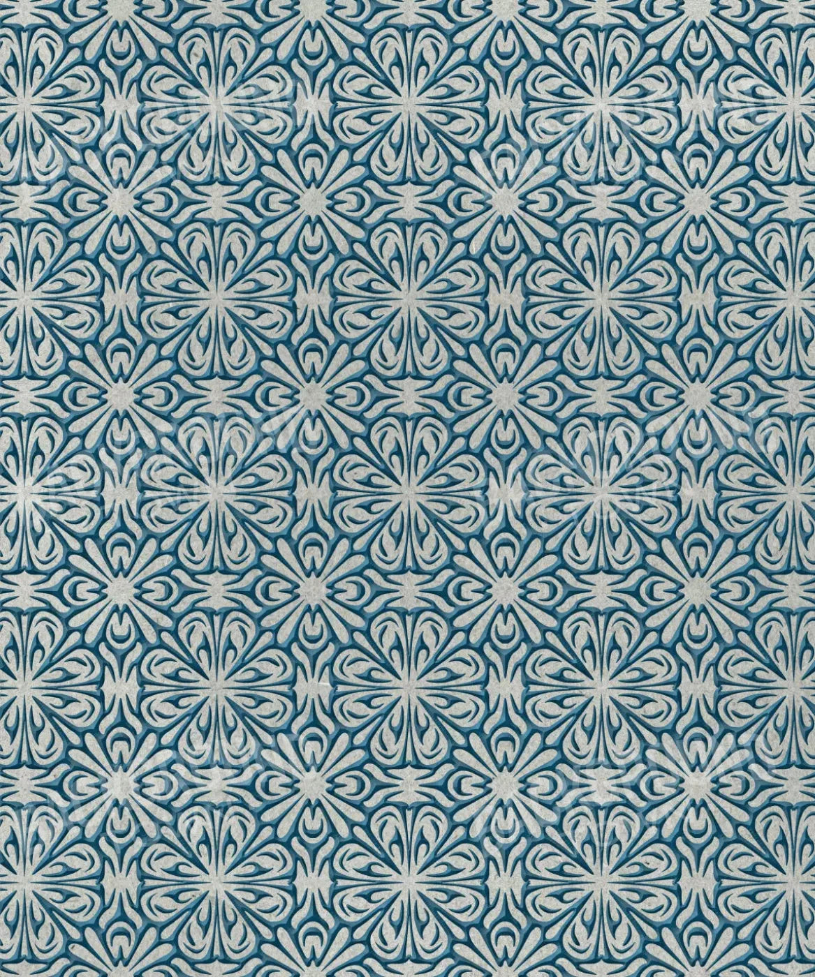 Blue Pattern Backdrop for Photography