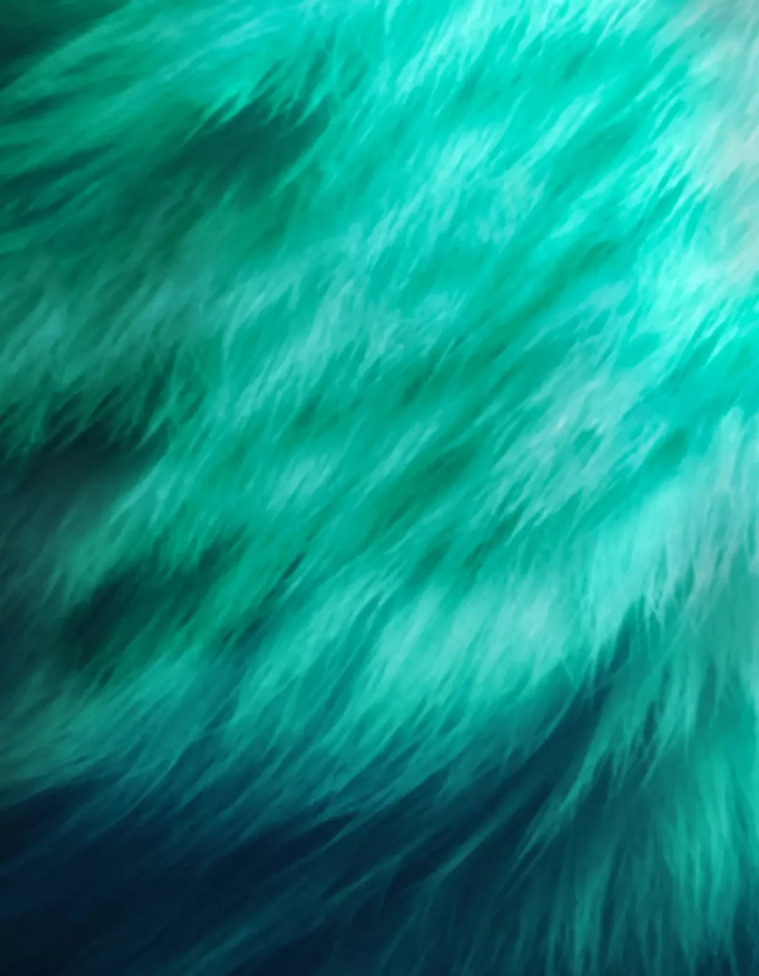 Teal Fur 6’X8’ Fleece (72 X 96 Inch) Backdrop