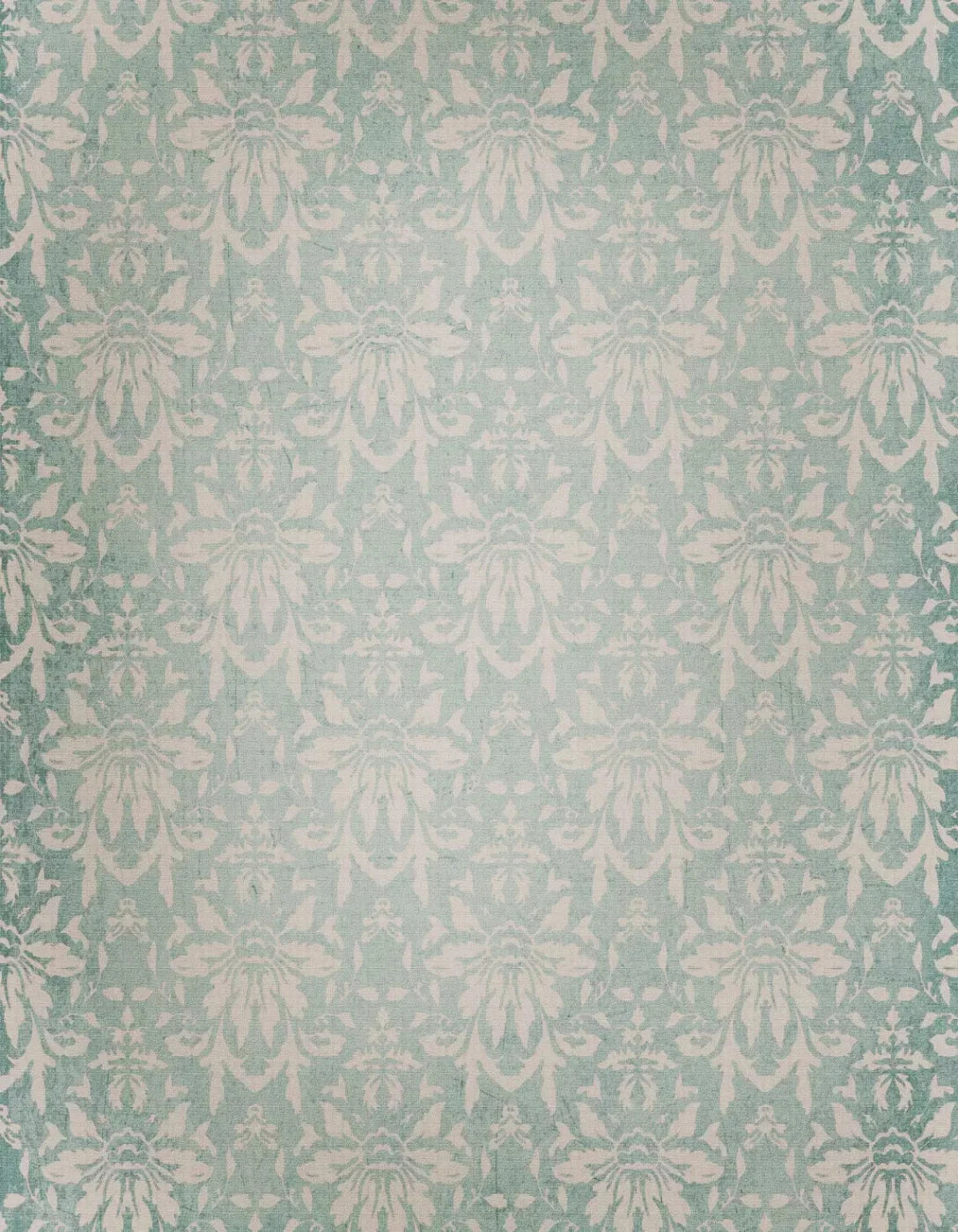 Teal Love9 6X8 Fleece ( 72 X 96 Inch ) Backdrop