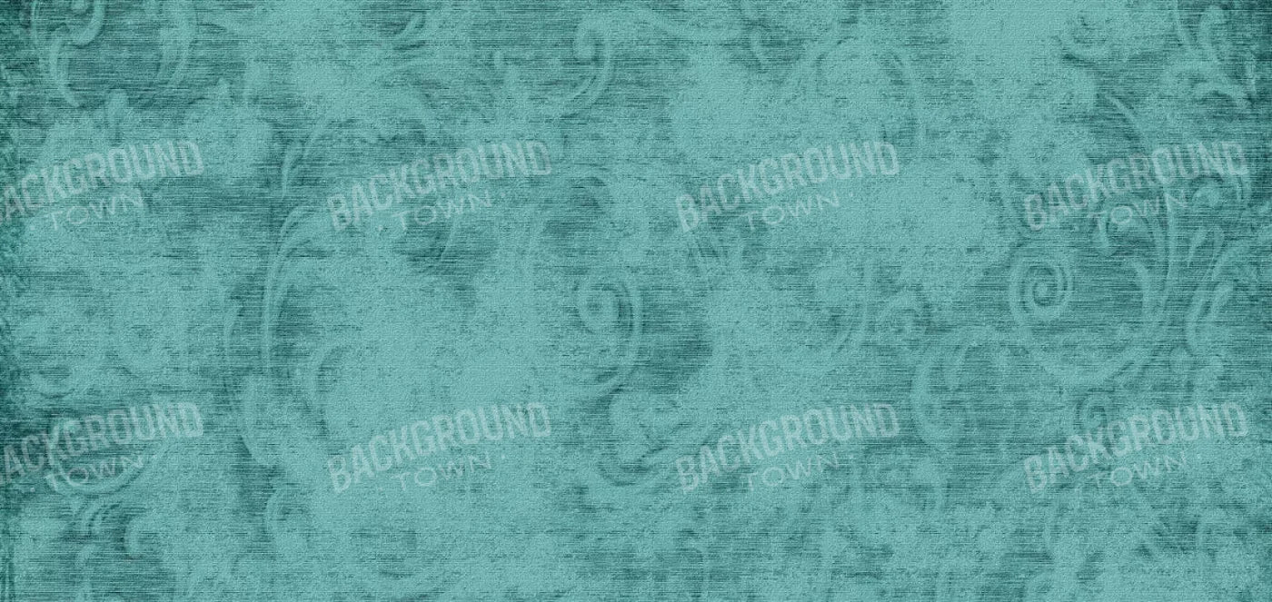 Teal Love3 16X8 Ultracloth ( 192 X 96 Inch ) Backdrop