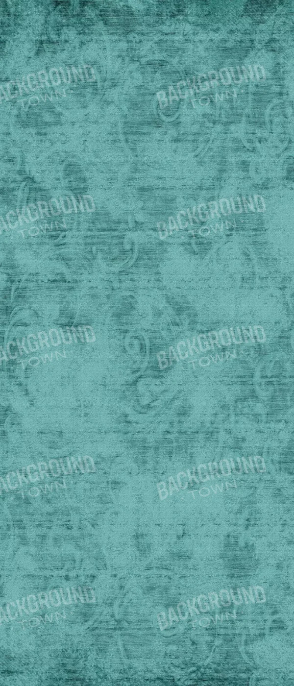 Teal Love3 5X12 Ultracloth For Westcott X-Drop ( 60 X 144 Inch ) Backdrop