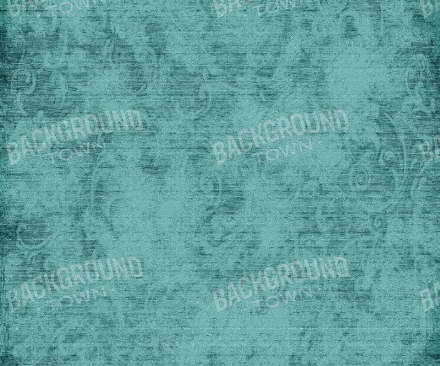 Teal Love3 5X42 Fleece ( 60 X 50 Inch ) Backdrop