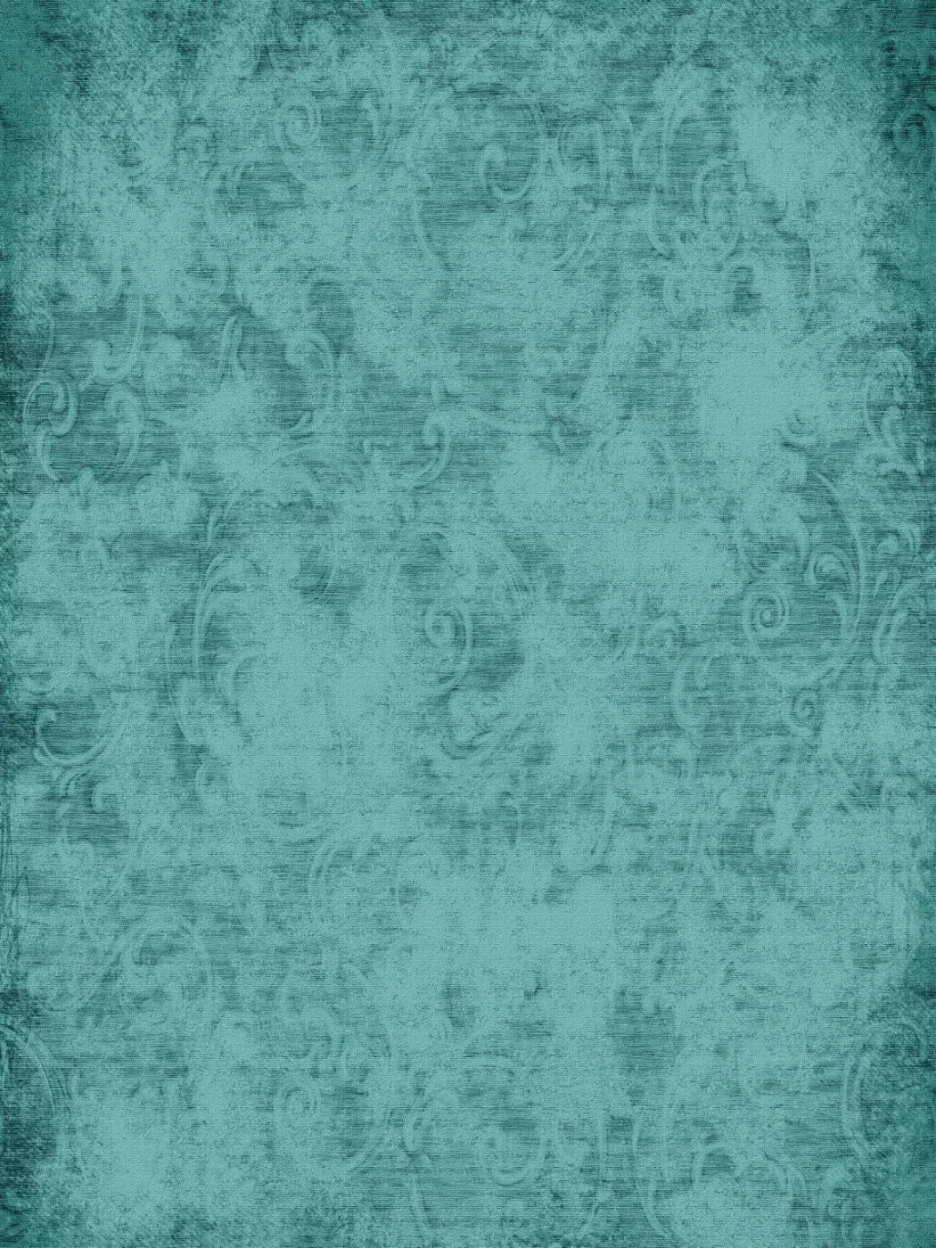 Teal Love3 5X68 Fleece ( 60 X 80 Inch ) Backdrop
