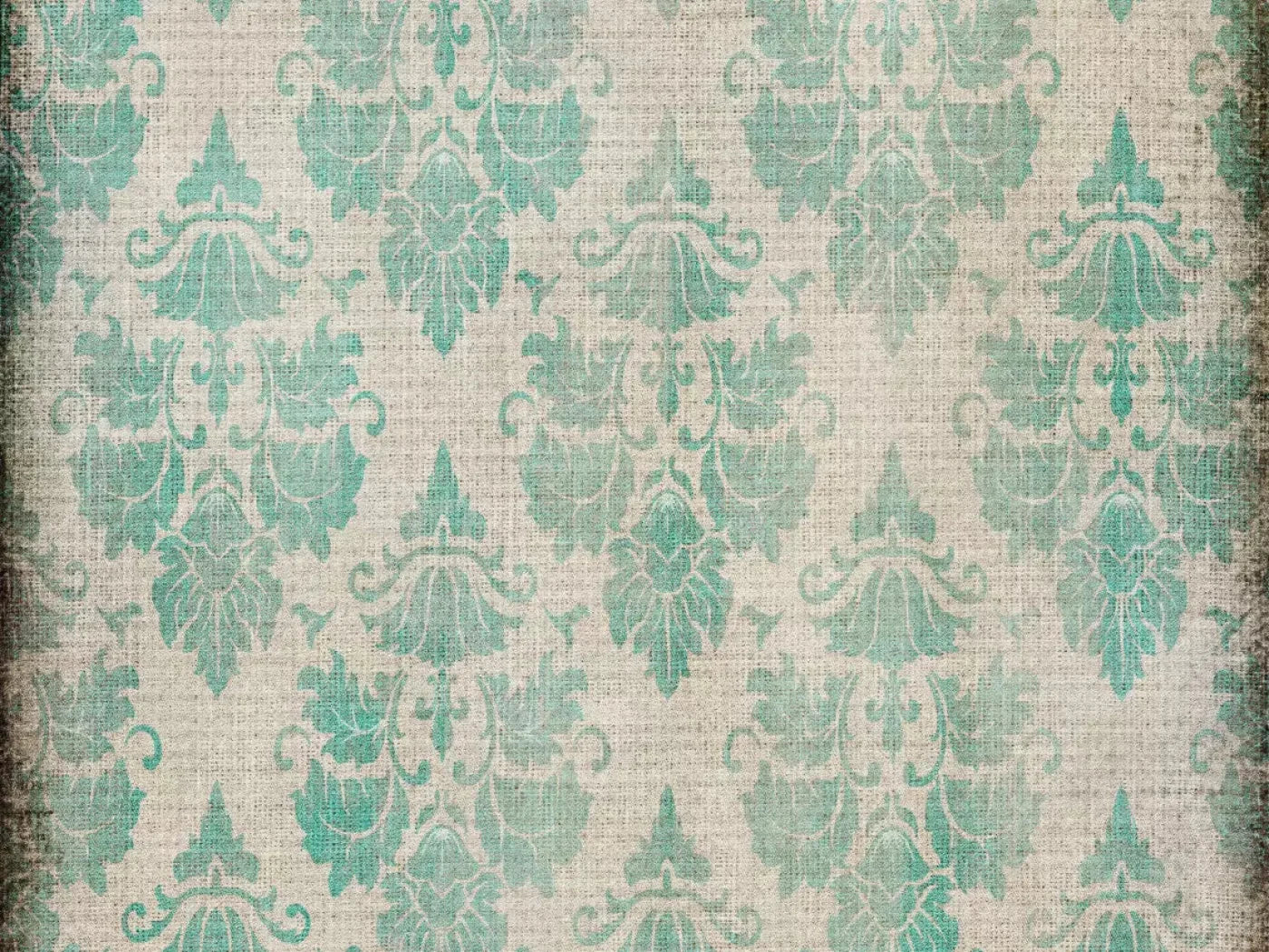 Teal Romance 7X5 Ultracloth ( 84 X 60 Inch ) Backdrop