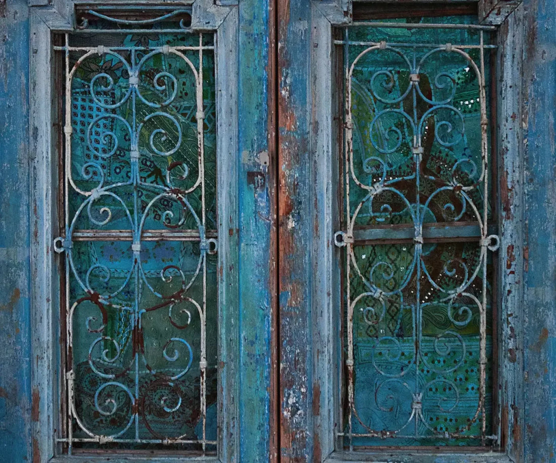 Temple Door 5’X4’2’ Fleece (60 X 50 Inch) Backdrop