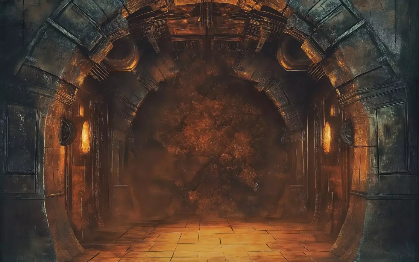Temple Entrance 16’X10’ Ultracloth (192 X 120 Inch) Backdrop