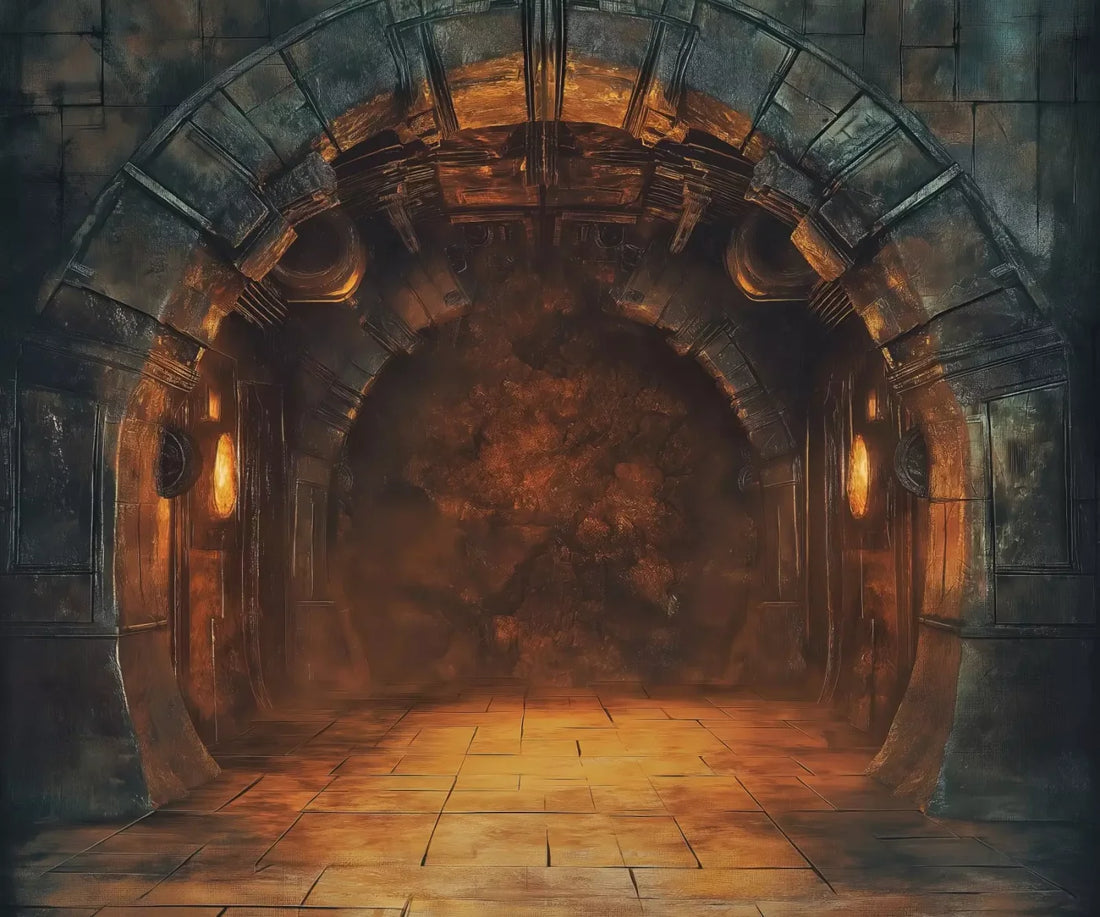 Temple Entrance 5’X4’2 Fleece (60 X 50 Inch) Backdrop