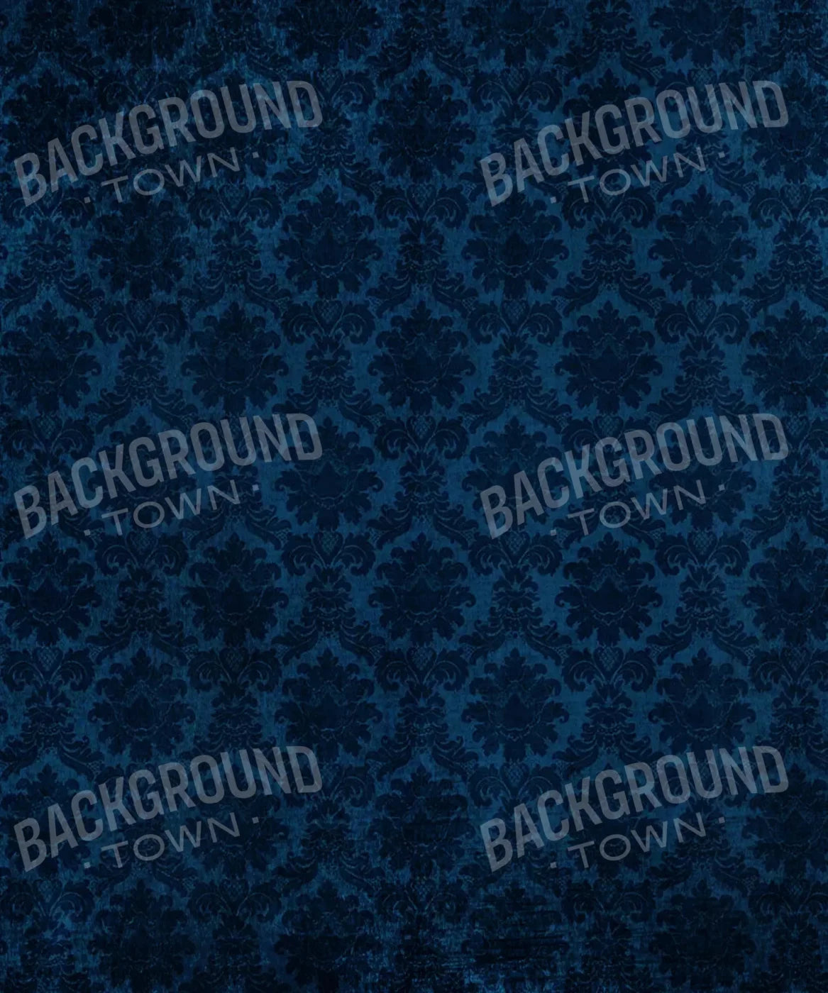 Blue Damask Backdrop for Photography
