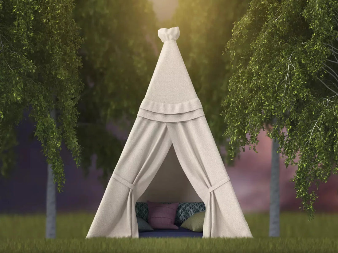 Tee Pee Fun 68X5 Fleece ( 80 X 60 Inch ) Backdrop