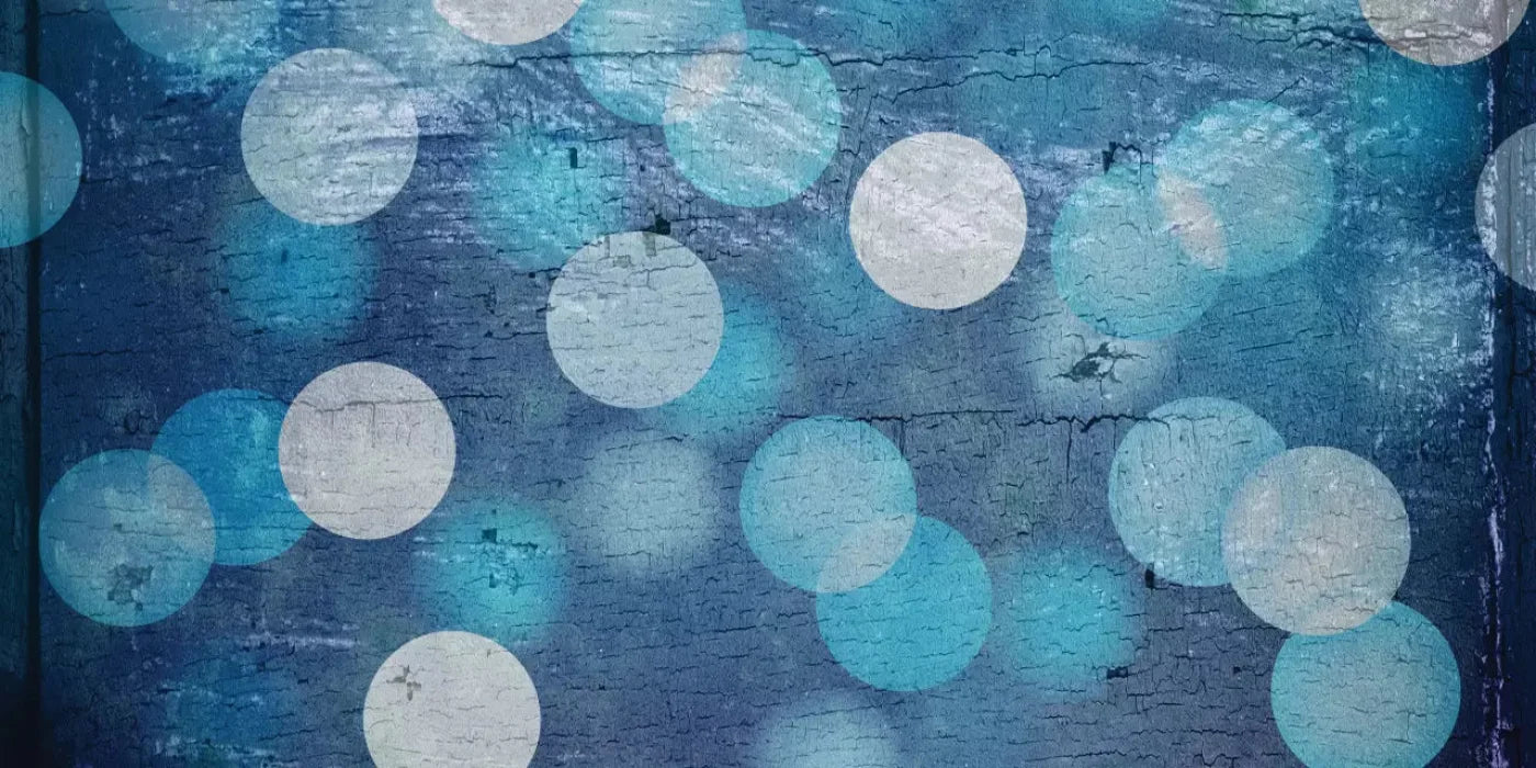 Textured Blue Bokeh 20X10 Ultracloth ( 240 X 120 Inch ) Backdrop