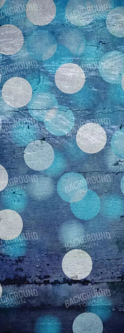 Textured Blue Bokeh 8X20 Ultracloth ( 96 X 240 Inch ) Backdrop