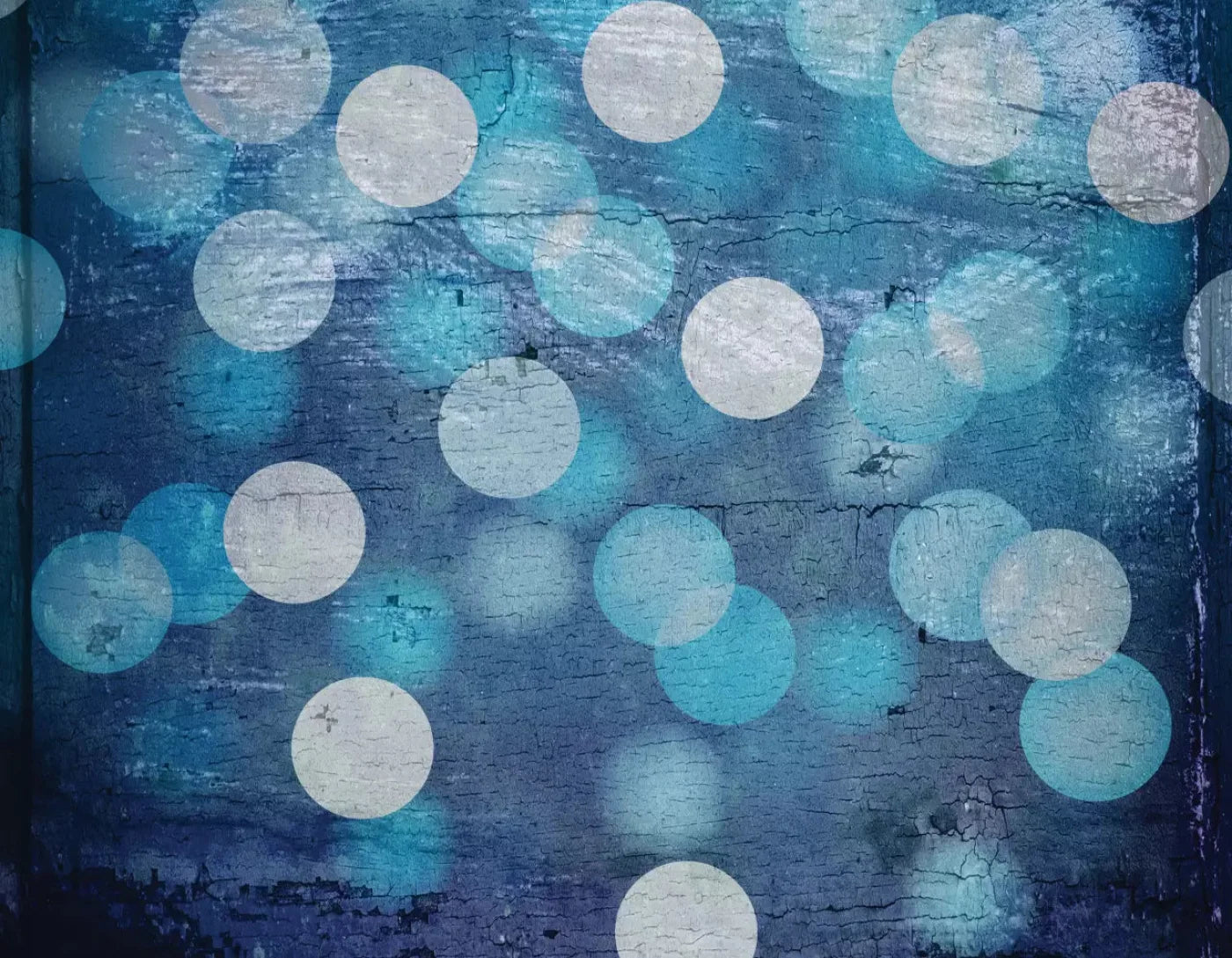 Textured Blue Bokeh 8X6 Fleece ( 96 X 72 Inch ) Backdrop