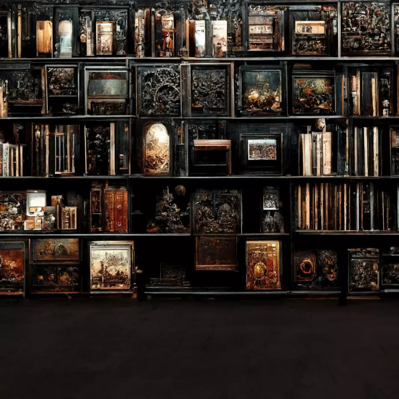 The Crypt Library 2 10’X10’ Ultracloth (120 X Inch) Backdrop