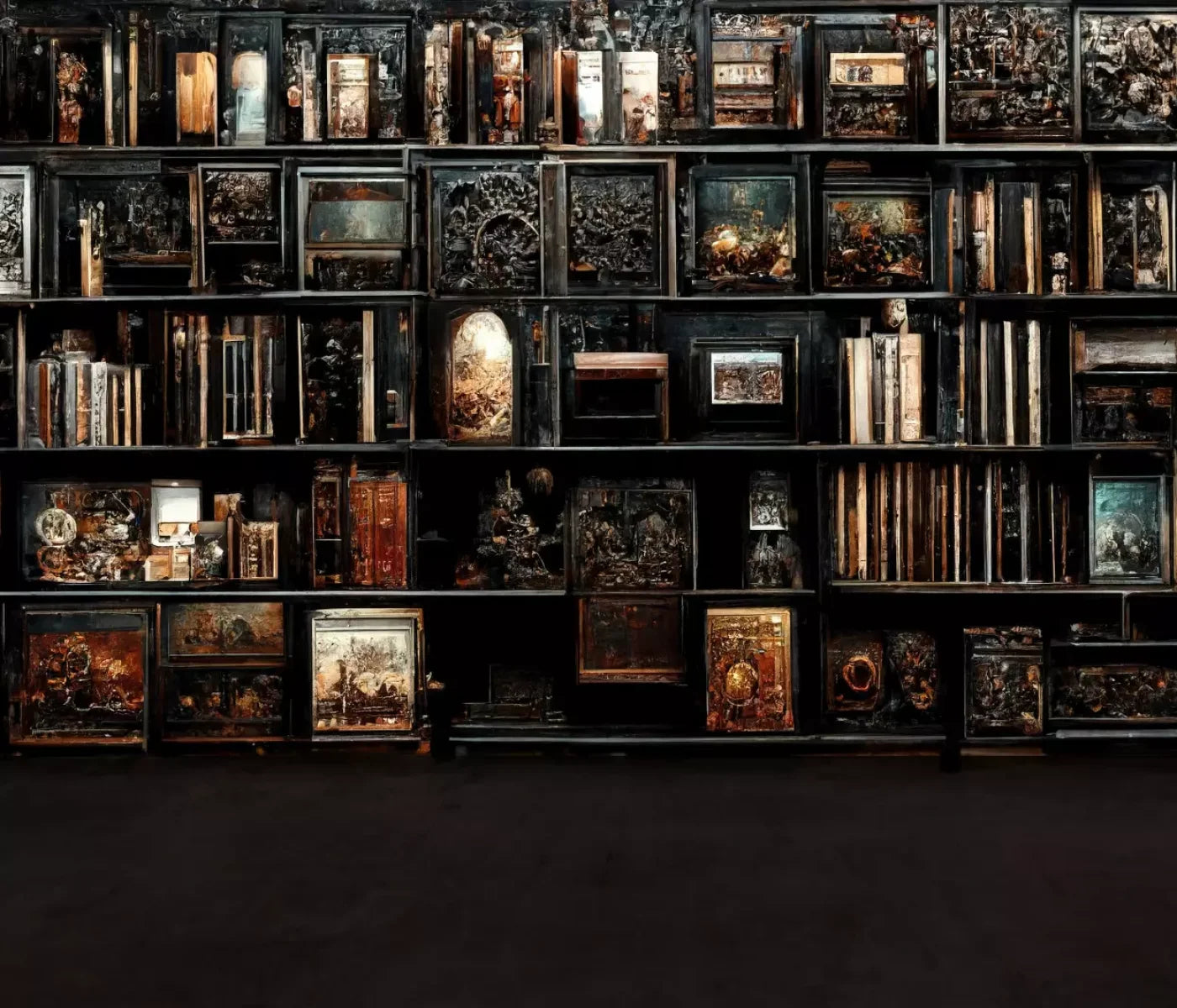 The Crypt Library 2 12’X10’ Ultracloth (144 X 120 Inch) Backdrop