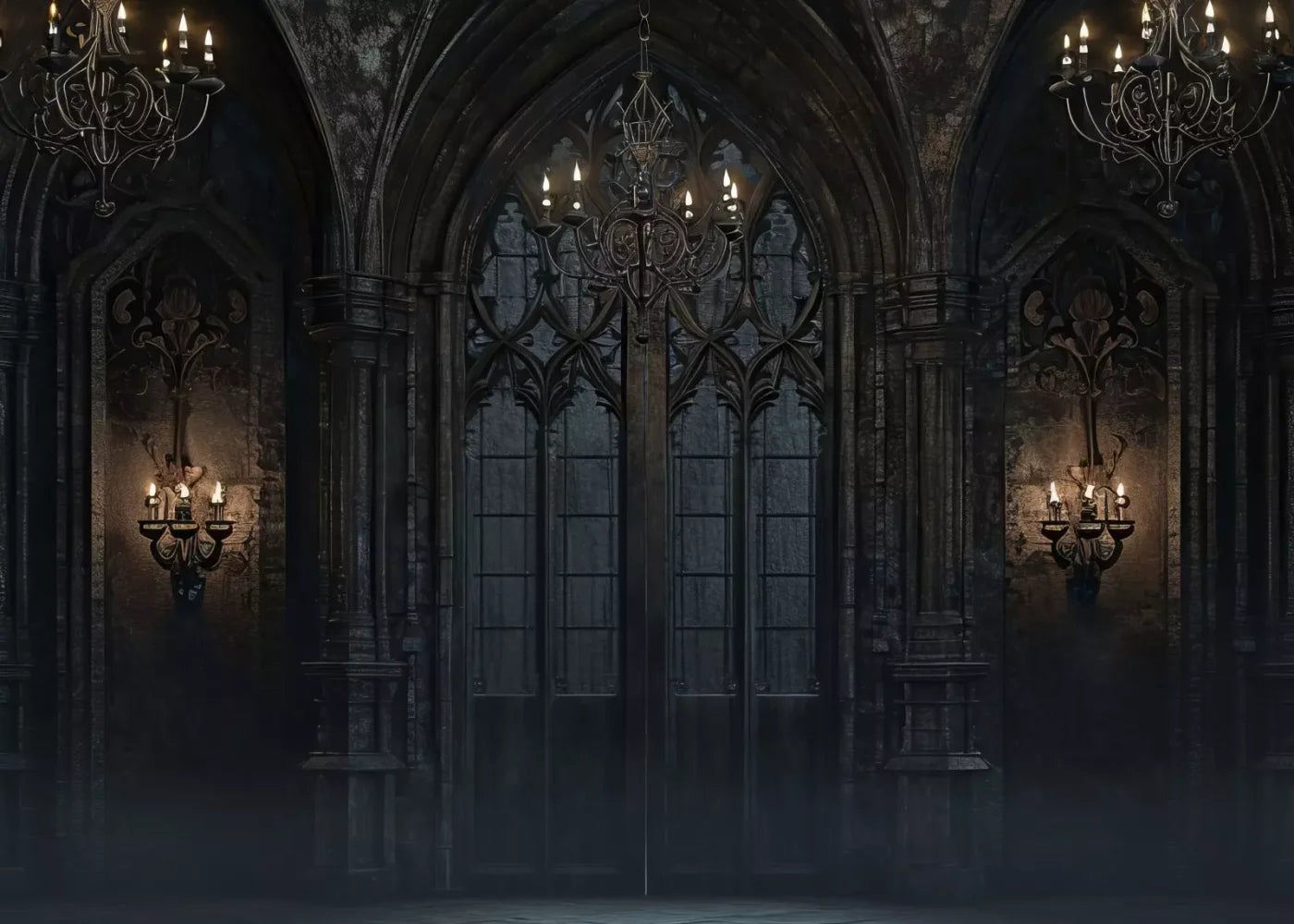 The Dark Roma Hall 7’X5’ Ultracloth (84 X 60 Inch) Backdrop