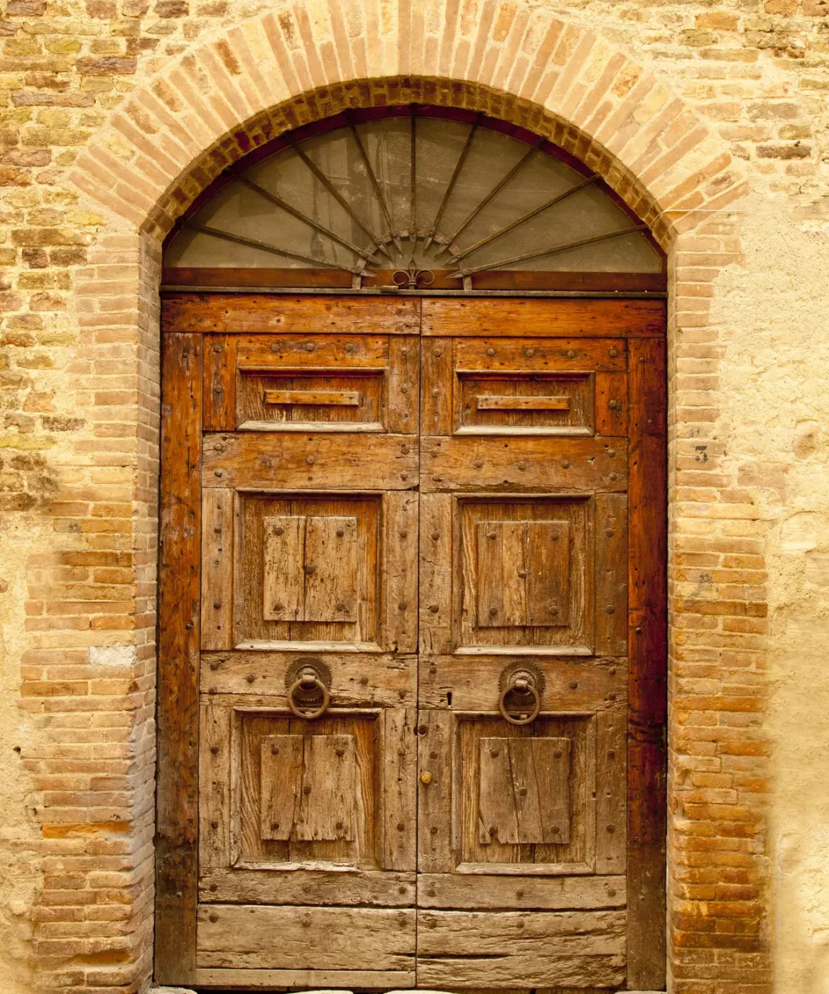 Brown Brick and Stone Backdrop for Photography