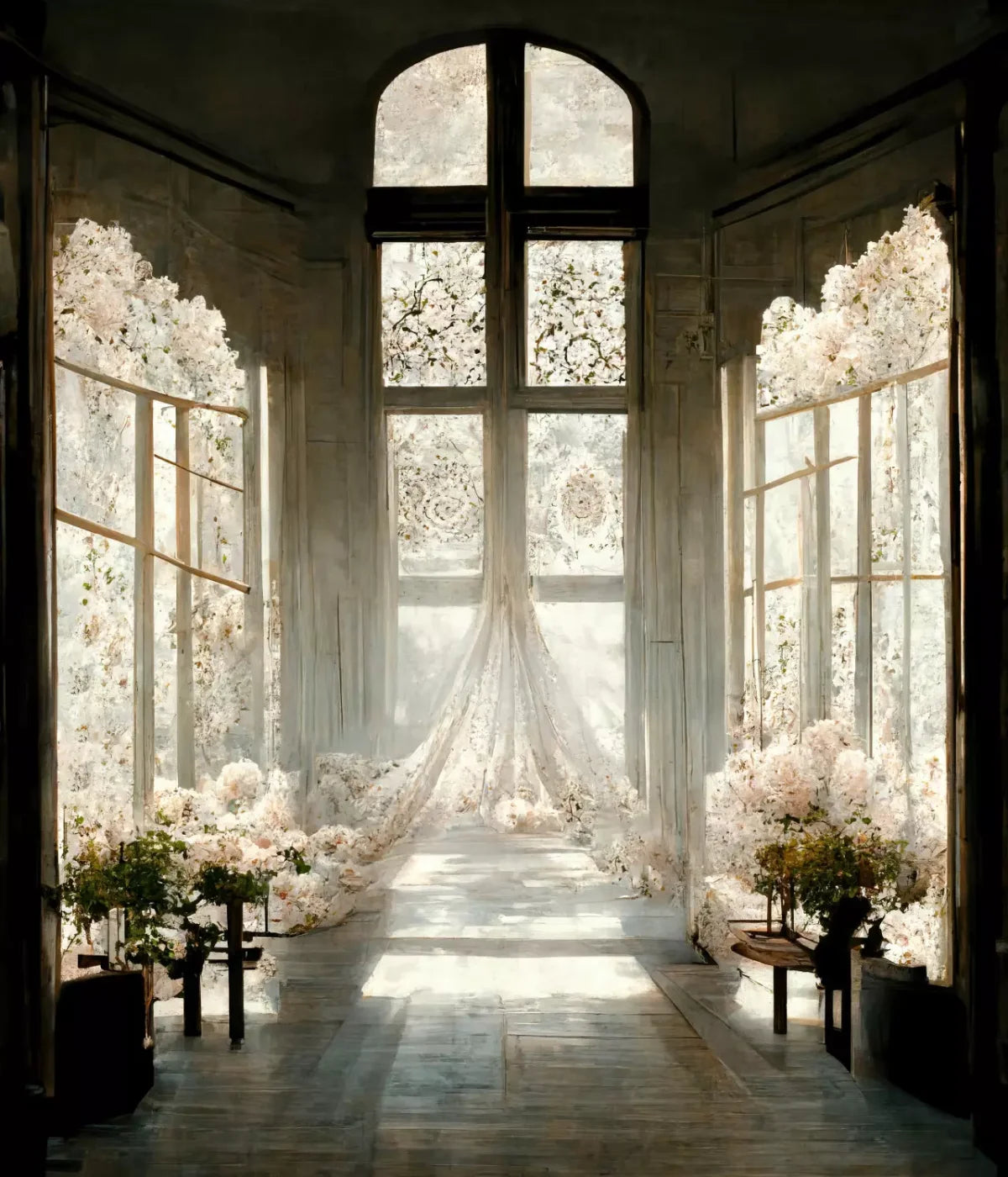 The Entryway 10’X12’ Ultracloth (120 X 144 Inch) Backdrop