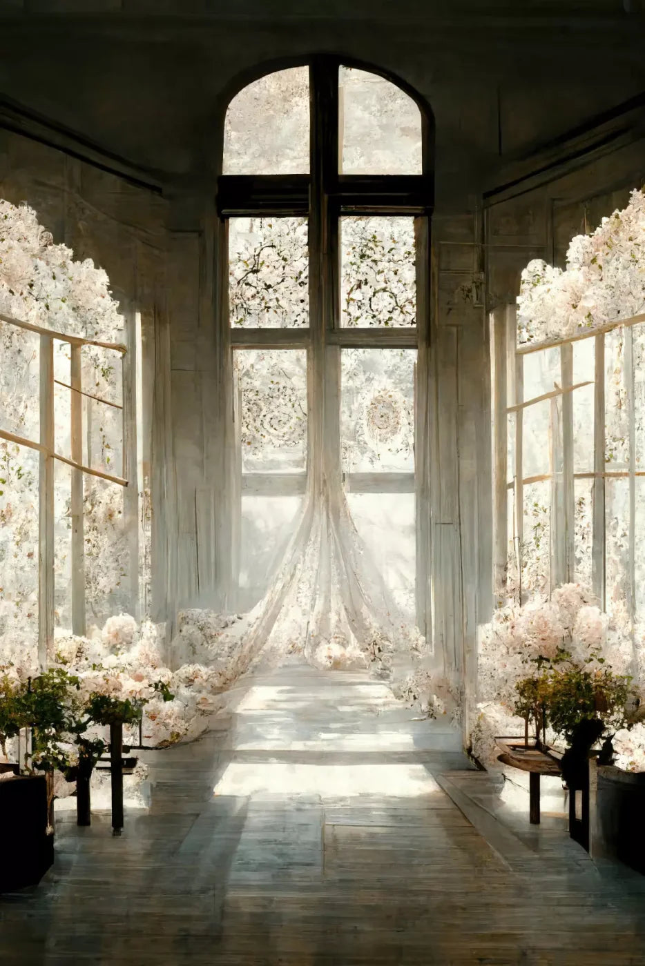 The Entryway 5’X8’ Ultracloth (60 X 96 Inch) Backdrop