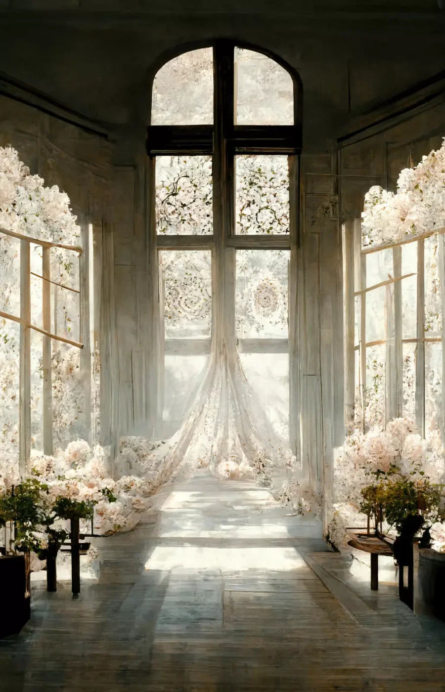 The Entryway 8’X12’ Ultracloth (96 X 144 Inch) Backdrop