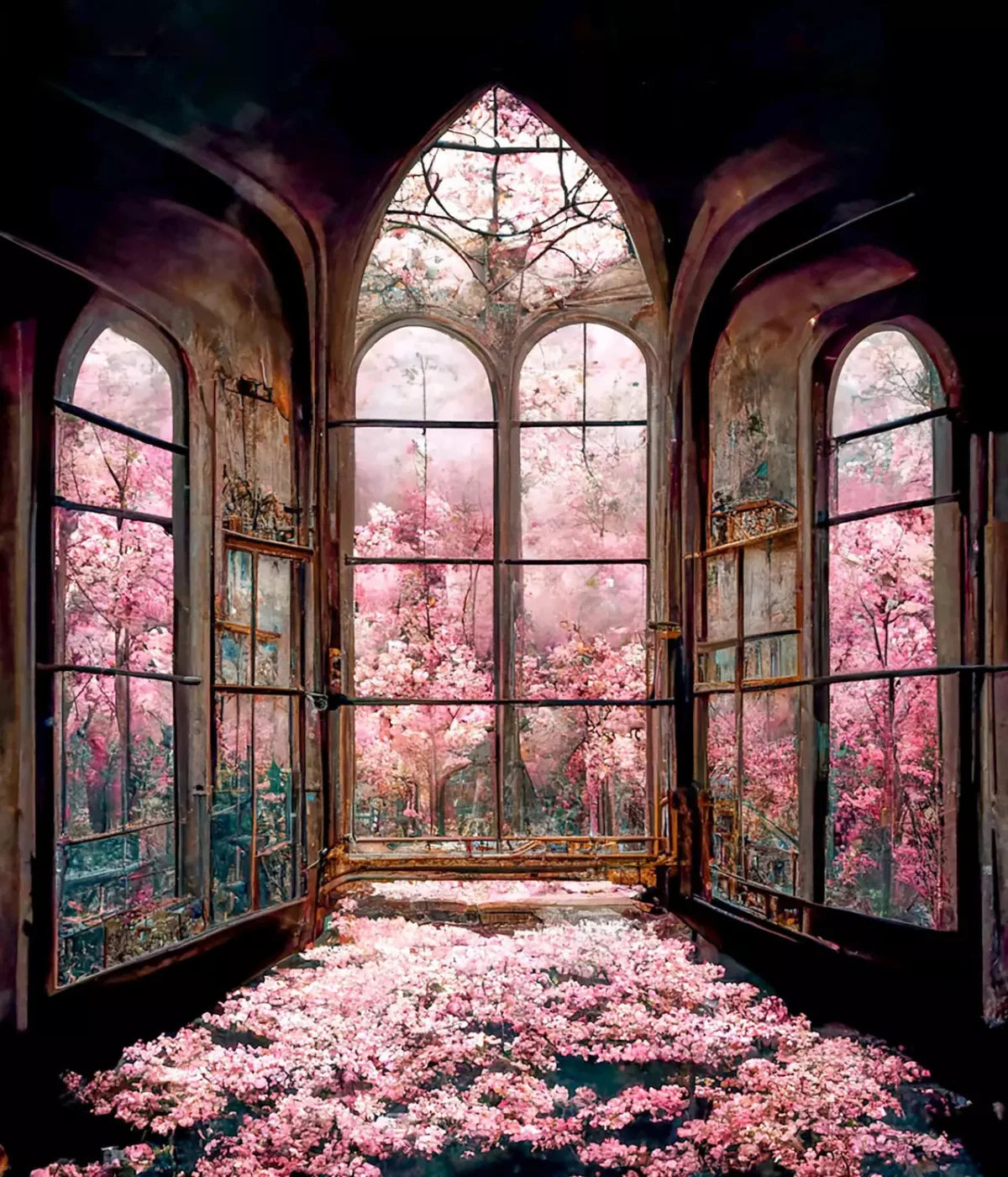 The Garden Room 1 10X12 Ultracloth ( 120 X 144 Inch ) Backdrop