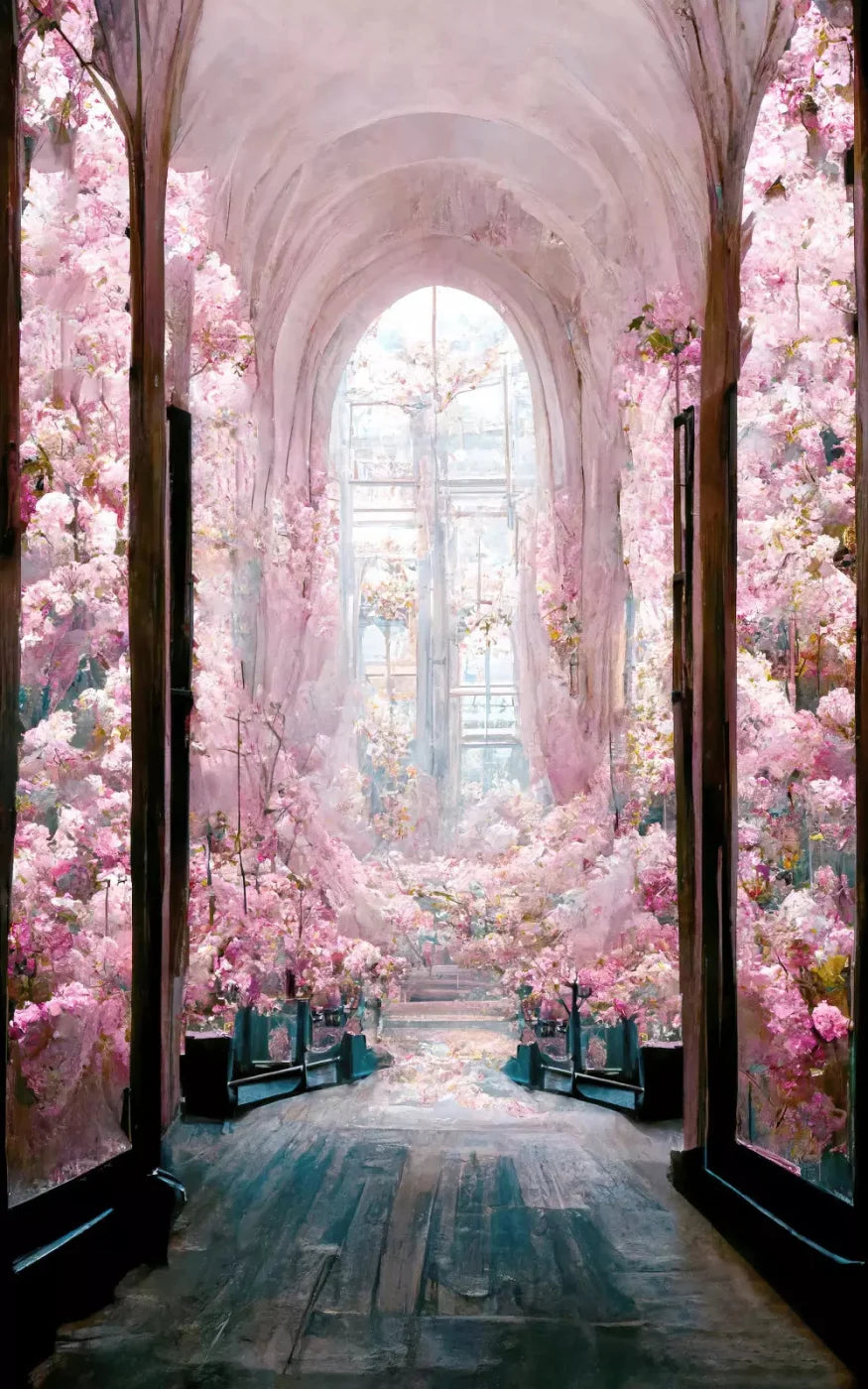 The Garden Room 2 9X14 Ultracloth ( 108 X 168 Inch ) Backdrop