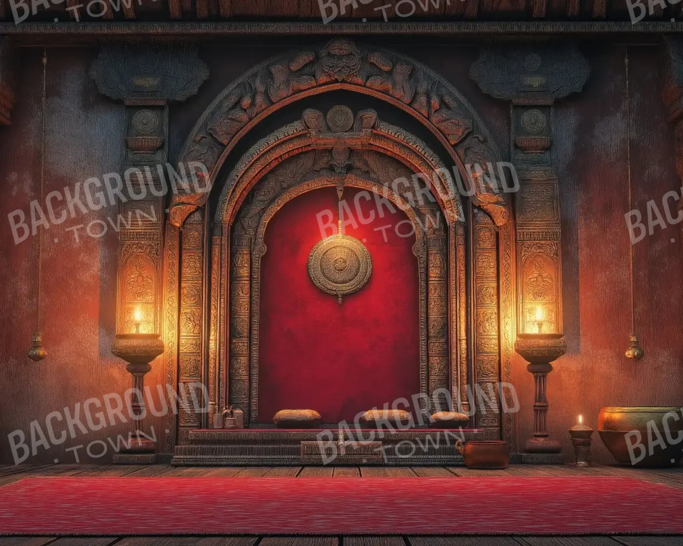 The Mongol Empire 10’x8’ Fleece (120 x 96 inch) Backdrop